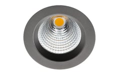 SG Armaturen Jupiter Pro Downlight Grafitt, 3000K, 22W, IN/OUT