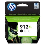 HP 912XL bläckpatron, svart, hög kapacitet, 21,7 ml