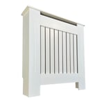 Small Wooden Slatted Grill Radiator Cover Cabinet