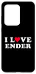Coque pour Galaxy S20 Ultra I Love Ender Nom assorti Girlfriend & Boyfriend Ender