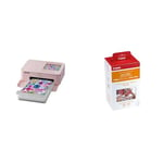 Canon SELPHY CP1500 Colour Portable Photo Printer - Print long-lasting photos with this easy to use & Paper for SELPHY CP1500 - RP-108 Genuine Ink + Paper Set (100 x 148mm) 108 Sheets