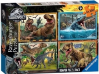 Pussel 4 x 100 bitar Jurassic World