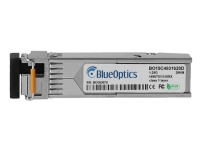 Alcatel-Lucent iSFP-GIG-BX-D kompatibel BlueOptics© SFP Bidi Transceiver för Singlemode Gigabit Highspeed dataöverföring i fiberoptiska nätverk Stödjer Gigabit Ethernet, Fibre Channel eller SONET/SDH applikationer i switchar, routrar, lagringssystem (iSFP-GIG-BX-D-BO)