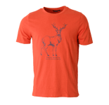 True North T-Shirt Print Brick Red XL