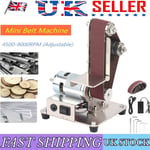 Belt Electric Sander Polishing Sharpening Machine Fixed Angle Knife Sharpener UK
