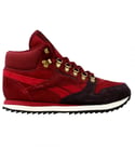 Reebok Classic Mid Red Womens Shoes Leather - Size UK 3.5