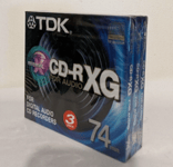 TDK CD-R74 CD-RXG74 - 3 PACK - Audio Music CDR Blank Recordable Disc 74 MINS NEW