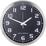 Unbekannt M601508 Horloge Murale Radio-pilotée en Aluminium 40 cm