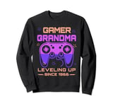 Gamer Grandma Granny leveling up since 19665 Videos games Sweatshirt