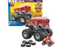Mattel Bricks Guard MEGA BLOKS Hot Wheel Monster Trucks 5-Alarm + Buggy ATV Buildable Vehicle Brick Set HHD19 p4 MATTEL