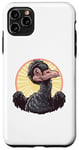Coque pour iPhone 11 Pro Max Oiseau Dodo éteint de Maurice avec halo