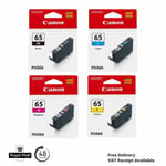 Indate and Original Canon CLI65 C.M.Y.K Ink Cartridges for Pixma Pro-200