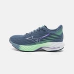 Mizuno Wave Rider 28 STL 39 Dam Blå Löparskor för Komfort och Prestanda