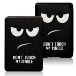 YOPM Kindle Covers And Cases,Compatible With Kindle 10Th 2019 8Th 2016 Released Cover For Kindle Paperwhite 4/3/2 Auto Sleep/Wake Hard Case Don'T Touch My Kindle,For J9G29R