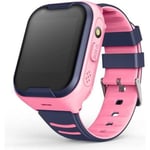 Montre Connectée Enfants GPS 4G Appel Smartwatch, Montre Smartphone Cadran, Suivi de Positionnement pour Enfant - Rose