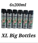 Lynx Antiperspirant Deodorant Spray XL Africa the G.O.A.T. of fragrance 6x200 ml