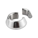 Stainless Steel Lock Fine Ring Magnet Penis Delay Ball Stretcher Weights Ring
