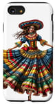 Coque pour iPhone SE (2020) / 7 / 8 Dame Cinco De Mayo dansant la robe mexicaine Fiesta anime art #2