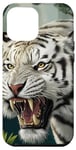 iPhone 15 Pro Max White Tiger Face Wild Animal for Men Women Cat Tiger Lover Case
