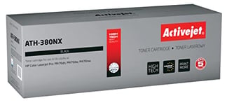 ActiveJet ATH-380NX Toner for HP Printer; HP CF380X Replacement; Supreme; 4400 Pages; Noir