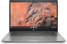 HP Chromebook, 14 inch Full HD Antiglare Slim IPS, Ryzen 3-3250C Dual, 8GB RAM, 64GB SSD, Chrome OS, 14b-na0230nd, Zilver