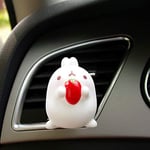 VCX Fat Rabbit Car Vents Perfume Clip Air Freshener Automobile Interior Fragrance Cute Cartoon Dolls Car Ornament Accessories Gift (Color Name : Strawberry)