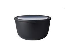 Mepal - Bol multi-usage Cirqula - Nordic black - capacité 3000 ml - couvercle amovible - incassable - étanche – stockage au congélateur, stockage à froid – passe au lave-vaisselle