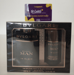 Bvlgari Man In Black Voyage Set 100ml Eau de Parfum & 75ml Deodorant Gift Set