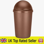 50L ROSE GOLD KITCHEN BIN BULLET WASTE BIN RECYCLE TRASH WASTE PLASTIC