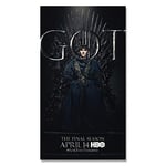 Li han shop Canvas Printing Game Of Thrones Season Drama Poster Role Posters And Prints 2019 Tv Game Wall Art For Bedroom Home Decor Gt535 40X60Cm Without Frame