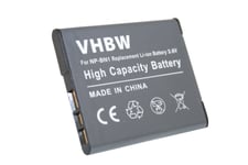 vhbw Li-Ion batterie 600mAh (3.6V) pour caméraVideo Sony Cybershot DSC-WX350, DSC-WX5, DSC-WX50, DSC-WX500, DSC-WX60, DSC-WX7 comme Sony NP-BN1.
