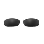 Walleva Polarized Black Replacement Lenses For Maui Jim Makaha Sunglasses