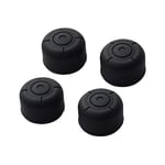 Thumb stick extender caps for Nintendo Switch joy-con controllers silicone circle grip - 4 pack Black | ZedLabz