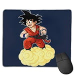 Dragon Ball Z Kid Goku On Cloud Customized Designs Non-Slip Rubber Base Gaming Mouse Pads for Mac,22cm×18cm， Pc, Computers. Ideal for Working Or Game