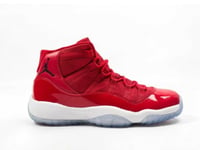 Air Jordan 11 Retro BG UK 3.5 EUR 36 University Red Black White 378038 623