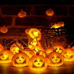 Halloween Pumpkin String Lights 3d Lantern Party Home 5