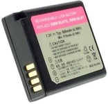 Kompatibelt med Panasonic Lumix DMC-GM1KEB, 7.2V (7.4V), 600 mAh