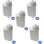 VHBW 5x Filtres à eau compatible avec Siemens eq. 3, 5, 6, 7, 8, 9 machine café automatique, expresso - Vhbw