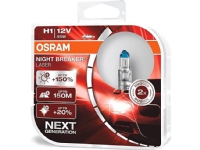 Osram Night Breaker Silver, 68 W, 12 V, H1, Halogen, 2 styck