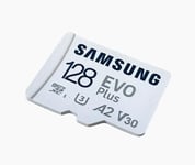 Samsung Carte Mémoire Micro SD Evo Plus 128 Go Micro SDXC A2 V30 jusqu'à 130Mb/s sans l'emballage (en vrac)
