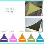 Triangle Shade Sail Garden Patio Awning Canopy Swimming Pool