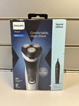 Philips 3000X Series Rechargeable Men's Electric Shaver - Light Blue (X3003/02)