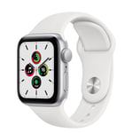 Apple Watch SE GPS+Cellular 40mm Silver Aluminium MYE82 White Sport Band