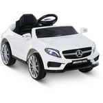 Voiture véhicule électrique enfant 6 v 7 Km/h max. télécommande effets sonores + lumineux Mercedes gla amg blanc - Blanc