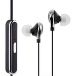 Sports Bluetooth 4.0 Stereo Wireless Earphone Headphone for iPhone Samsung Black