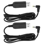 2Pcs Blood Pressure Monitor USB Charging Cable Compatible with Omron M2 Basic