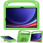 Samsung Galaxy Tab S9 / S8 / S7 EVA Skal med handtag - Grön