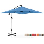 Uniprodo Aurinkovarjo - sininen suorakulmainen 250 x cm kallistettava