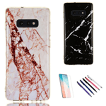 Uppgradera med Marmor - Samsung S10e Skal! Svart