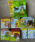 8 NEW LEGO GWP ICONIC CAVE PARTY BANANA GINGERBREAD EASTER BUNNY CHICKEN SKATER
